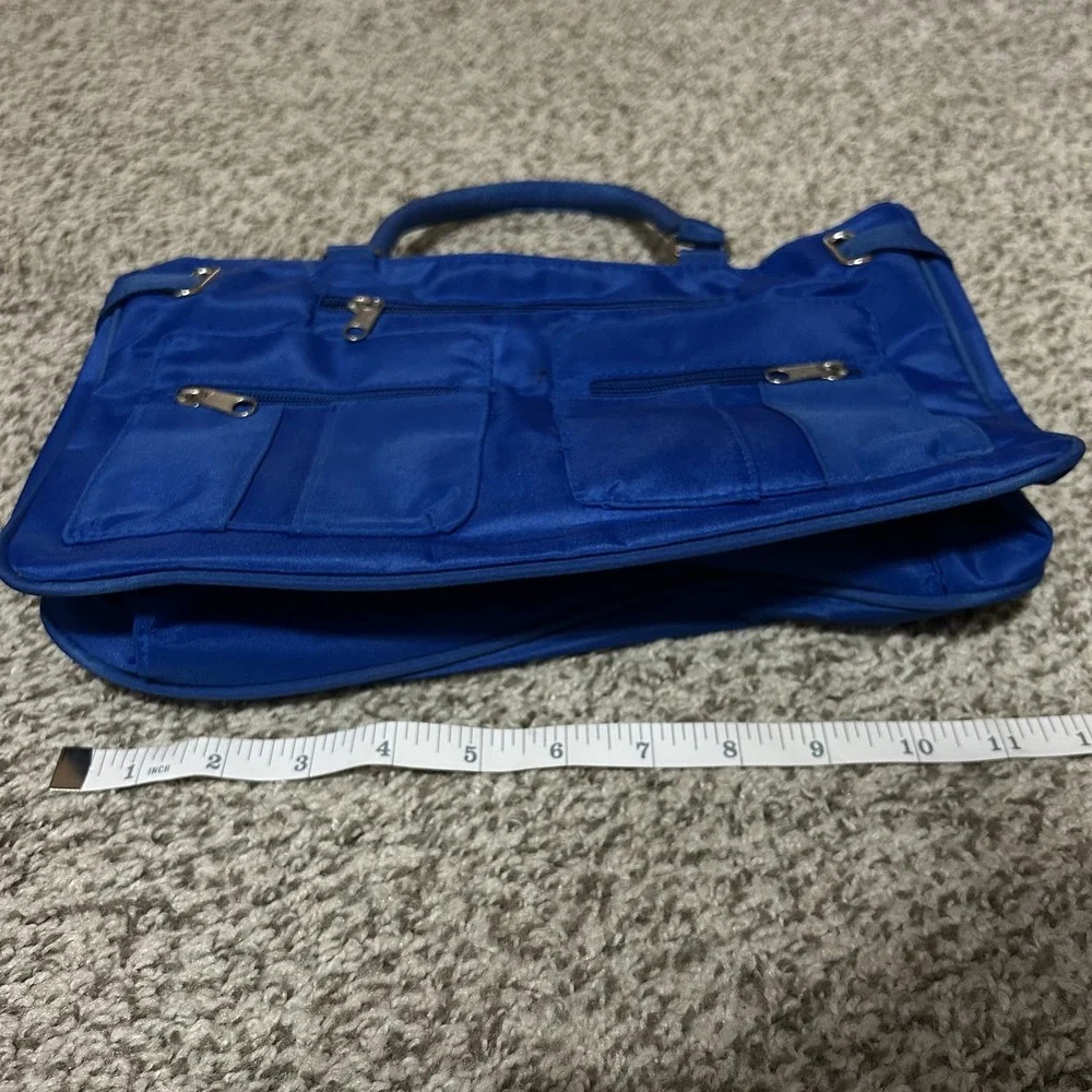 Blue Purse Handbag Inner‎ Outter Pockets NEW Shoulder Strap Too